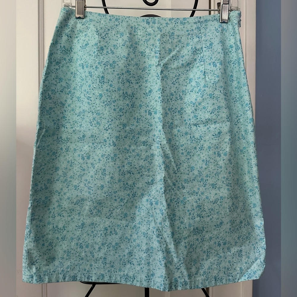 Eddie Bauer Floral Cotton Skirt